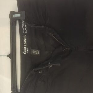 GAP Jet Black Stretch Leggings